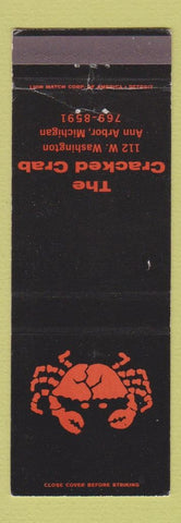 Matchbook Cover - The Cracked Crab Ann Arbor MI