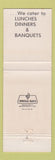 Matchbook Cover - Cassano's Commodore Restaurant Dayton OH