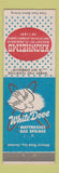 Matchbook Cover - White Dove Mattresses Kronheims Cleveland OH