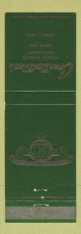 Matchbook Cover - Constantine's Restaurant Mobile AL WEAR