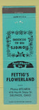 Matchbook Cover - Fettig's Flowers Delphos OH