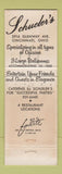 Matchbook Cover - Schueler's Restaurant Cincinnati OH