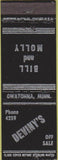 Matchbook Cover - Deviny's Off Sale Owatonna MN