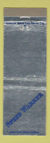 Matchbook Cover - Speed Warner Insurance Bonds Kansas City MO Topeka KS