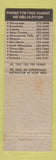 Matchbook Cover - Arcade Driving School Milwaukee Racine Kenosha WI