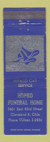 Matchbook Cover - Hopko Funeral Home Cleveland OH WEAR