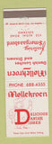Matchbook Cover - Mollekroen Danish Restaurant Solvang CA