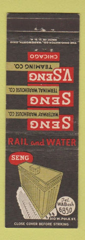 Matchbook Cover - Seng Warehouses Chicago IL