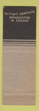 Matchbook Cover - Seng Warehouses Chicago IL