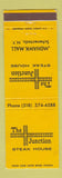 Matchbook Cover - The Junction Steak House Schenectady NY