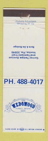 Matchbook Cover - Wedgwood Restaurant Venice FL