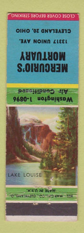 Matchbook Cover - Mercurio's Mortuary Cleveland OH