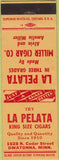 Matchbook Cover - La Pelata King Size Cigars Owatonna MN
