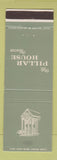 Matchbook Cover - Pillar House Newton MA