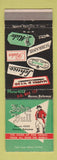 Matchbook Cover - John Bull Store Nassau Bahamas Mido Mappin Webb Rolex