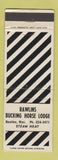 Matchbook Cover - Rawlins Bucking Horse Lodge WY