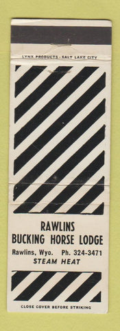 Matchbook Cover - Rawlins Bucking Horse Lodge WY