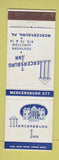 Matchbook Cover - Mercersburg Inn PA