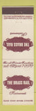 Matchbook Cover - The Brass Rail Restaurants New York City feature