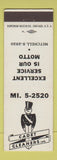 Matchbook Cover - Cadet Cleaners Milwaukee WI