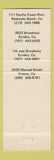 Matchbook Cover - Budget 6 Motel San Bernardino CA