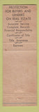 Matchbook Cover - Title Insurance Corporation Clayton St Louis MO