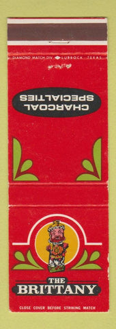 Matchbook Cover - Brittany Lubbock Austin TX Joplin MO Tulsa Oklahoma City OK