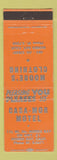 Matchbook Cover - Casa Mor Motel Morro Bay CA Moore's Clothing ORANGE