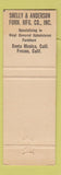 Matchbook Cover - Masland Duran Fabric plastic upholstery Mocksville NC