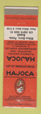 Matchbook Cover - Hajoca Plumbing Heating Wilkes Barre PA WORN