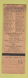 Matchbook Cover - Hajoca Plumbing Heating Wilkes Barre PA WORN