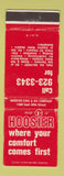 Matchbook Cover - Hoosier Coal & Oil WORN