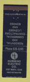 Matchbook Cover - Huggins Electric Fort Worth TX