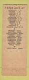 Matchbook Cover - HW Ross Lumber Sioux Falls SD WEAR