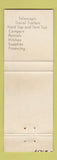 Matchbook Cover - S&W Campers Center Tuscola IL WEAR