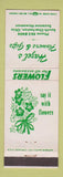 Matchbook Cover - Hazel's Flowers and Gifts South Charleston OH WEAR