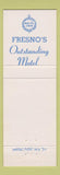 Matchbook Cover - Water Tree Inn Fresno CA