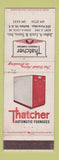 Matchbook Cover - Thatcher Furnaces John Lock Buffalo NY WEAR