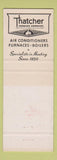 Matchbook Cover - Thatcher Furnaces John Lock Buffalo NY WEAR