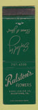 Matchbook Cover - Ralston's Flowers Allentown PA WEAR