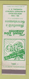 Matchbook Cover - Mansfield's Greenhouses Flowers Hamburg NY