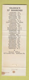 Matchbook Cover - Hajoca Pluming Heating Supply Adrmore PA WEAR