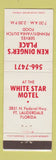 Matchbook Cover - Ken Dinger's Place White Star Motel Fort Lauderdale FL