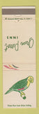 Matchbook Cover - Green Parrot Inns Kirkwood MO