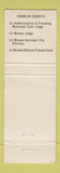 Matchbook Cover - Judge Georgena Howell Columbus OH