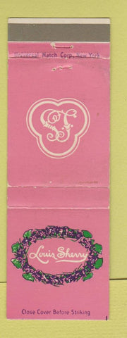 Matchbook Cover - Louis Sherry