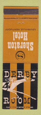Matchbook Cover - Derby Room Sheraton Hotel Louisville KY