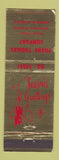 Matchbook Cover - Frank Thomas Naval Tailors Norfolk VA Christmas WEAR