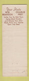 Matchbook Cover - Candlelight Inn Colorado Springs