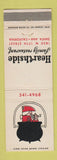 Matchbook Cover - Hearthside Family Restaurant Santa Ana CA